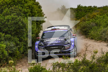 2019-06-14 - Teemu Suninen, su Ford Fiesta WRC plus, in passaggio stretto sulla Prova Speciale 5 - WRC - RALLY ITALIA SARDEGNA - DAY 02 - RALLY - MOTORS